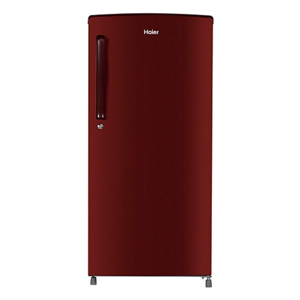 Haier 165L 1 Star Direct Cool Single Door Refrigerator with wired Shelf HRD-1861BBR-N